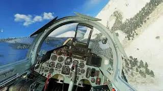 J-11 vs Two F-16C, close range vertical scan!