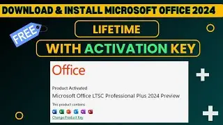 Download & install Genuine MS office 2024 for Free | Activation Key | Legal | Genuine Version |Hindi