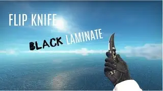 Flip Knife Black Laminate I Showcase
