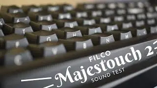 Filco Majestouch Sound Test | Cherry MX Blacks