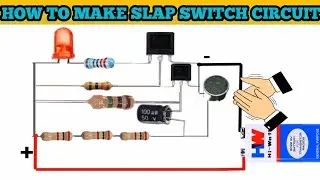 How to Make Clap Switch at Home Using BC547 ! Simple clap Switch circuit !