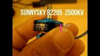 Sunnysky R2205  2500KV thrust test