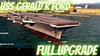 USS Gerald R Ford aircraft carrier full upgrade cost & trial 