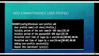 Huawei OLT Add Users and Profiles