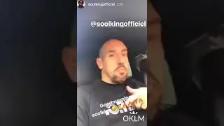 Franck Ribéry a validé fort le OKLM Freestyle de Soolking !