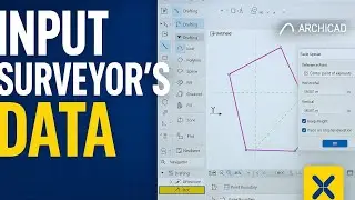 Input Survey Coordinates in ArchiCAD (No Step Skipped!)