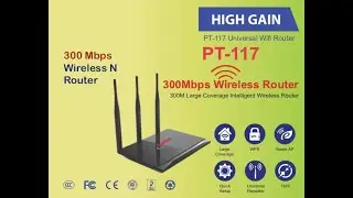 POWER TECH PT-117 ROUTER PPPOE AND WIFI SETUP