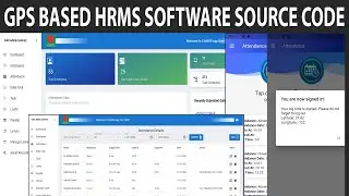 HRMS Software Source Code GPS Coordinates for Attendance Built with Django React Flutter