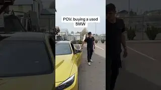 Kid buys a used BMW