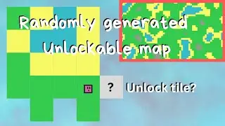 Randomly generate map with unlockable tiles