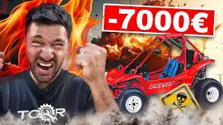 JE ME SUIS FAIS ARNAQUER AVEC CE KART CROSS 🤬