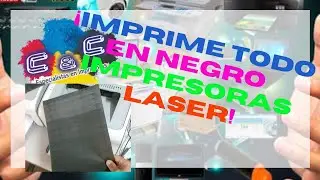 Imprime Todo en Negro. Mi Impresora Todo lo Saca en Negro. Impresora Láser