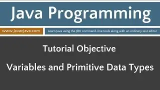 Learn Java Programming - Variables and Primitive Data Types
