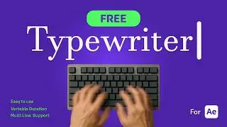 How to Create Typewriter Text Animation (After Effects Tutorial)