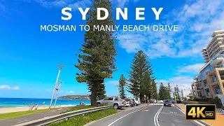 Driving Mosman to Manly Beach – Sydney’s Scenic Beach Drive |  4K HD ASMR POV Drive 🌊