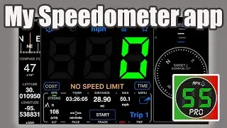 My app I use for my speedometer