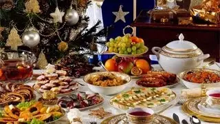 Christmas recipes 2017 with photos #recipes, salads and appetizers on a festive New Year's table