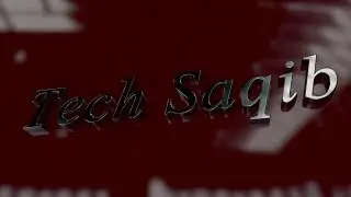 3D Text in Adobe After Effect CC  | 3D element