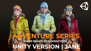 ADVENTURE SERIES | JANE | UNITY demo | Game-ready 3D characters