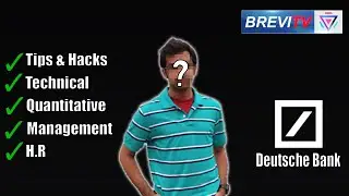 Being Rejected By 23 Companies Taught Me This ~ A Deutche Bank Select || BreviTV S01E01