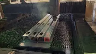 Cutting holes for horse yard posts