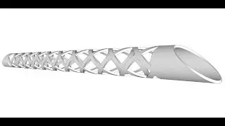 3D modeling Santiago Calatrava's Peace Bridge using Sketchup