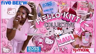 Hello Kitty Shopping Haul 2024 | five below, Ross, T.J maxx, hello kitty GALORE!
