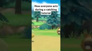 Everyone during a boring catching tutorial. #pokemon #nintendo #brilliantdiamond #shiningpearl