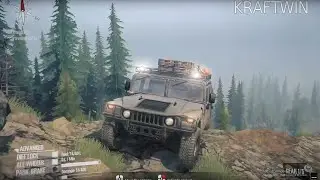 MUDRUNNER  - All Watchpoints with HUMMER H1 (Grizzly Creek)