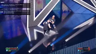 Make KO regret calling you out! Hit 2 back suplexes on the ramp to really hurt him! | WWE 2K24