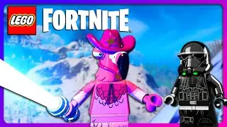 Lego Fortnite STAR WARS Update | Beating a Frostlands Cave (with Death Troopers)