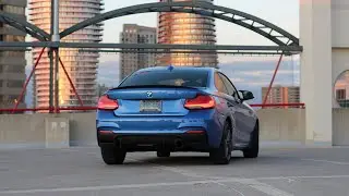 BMW 230i M Sport Muffler Delete Exhaust Sound and POV Drive