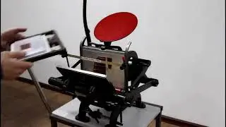 YJ 12 manual letterpress machine of last century #Bronko
