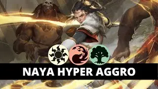 NAYA HYPER AGGRO Standard Deck - Magic the Gathering Arena MTG MTGA White Green Red