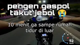 lagi nongkrong di suruh pulang (mx king 300cc)