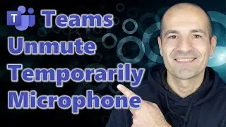 🎙️How to temporarily unmute your mic during a Microsoft Teams meeting 