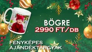 Fényképes ajándék tárgyak a Best Duo Fotószaküzletben