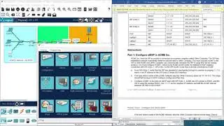(CCNP ENCOR v8)  11.2.1 Packet Tracer - Configure and Verify eBGP