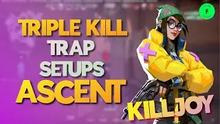 TRIPLE KILL, SETUPS KILLJOY on ASCENT . Valorant Indonesia