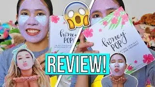 I TRIED HONEY POP DIY FACE MASK + ACNE TREATMENT KIT! HONEY POP BRUTALLY HONEST REVIEW! | Lexy Rose