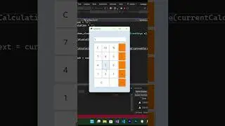 Calculator App in C# in a Easy Way! #coding #calculator #csharp