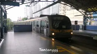 [LRT-2] trainset 14 arriving at Gilmore station