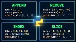 Python List Data Structure Tutorial | Lists in Python for Beginners