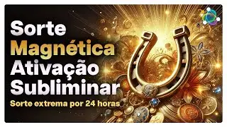 Por 24 horas você será magnético 🧲 | EXPERIMENTE VOCÊ MESMO! | Sorte Magnética Subliminar