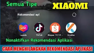 Cara Menonaktifkan/ Menghilangkan Rekomendasi Aplikasi