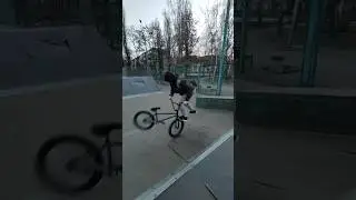 bmx manual to footjam tailwhip 
