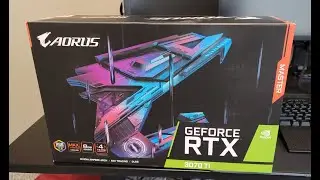 AORUS GeForce RTX 3070 TI Master 8GB - Unboxing/Install