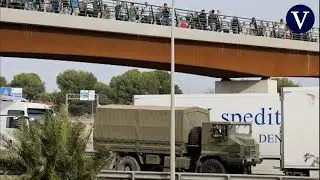 Cien militares del Ejército de Aire llegan a Valencia