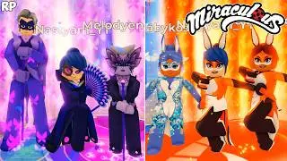 NEW SAME TRANSFORMATION DO GRUPO NO MIRACULOUS RP - MIRACULOUS ROBLOX!