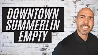 Downtown Summerlin Las Vegas Shut Down - Drone Video and Walkthrough Video